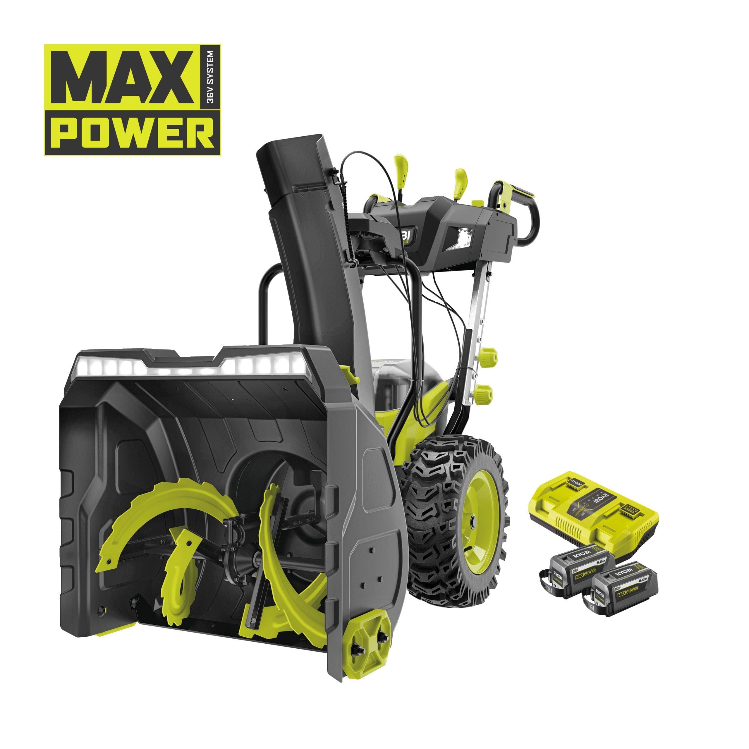 Ryobi RY36STX61A-260F batteridrevet snøfreser