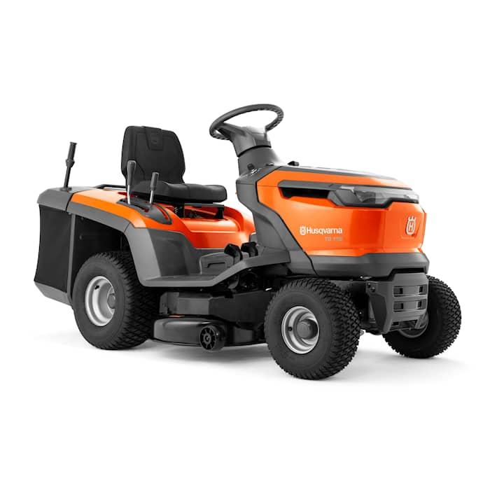 Husqvarna TC 112 hagetraktor med oppsamler